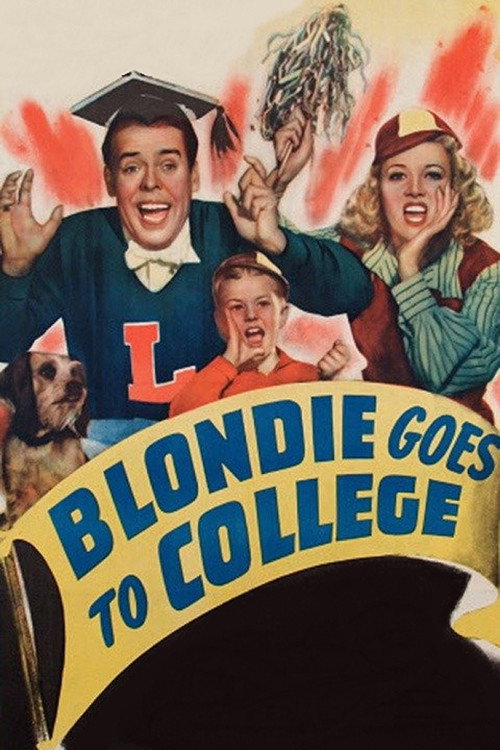Póster de Blondie Goes to College