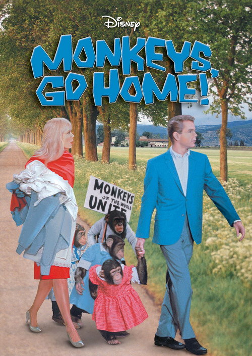 Póster de Monkeys, Go Home!
