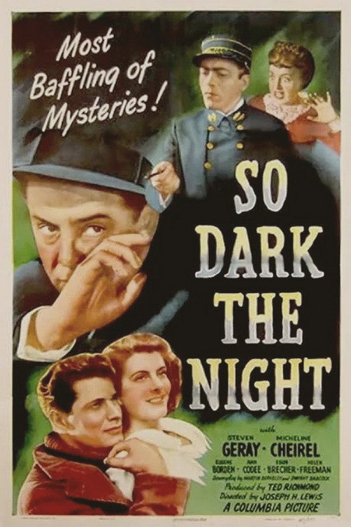 Póster de So Dark the Night