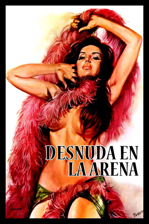 Póster de Desnuda en la arena