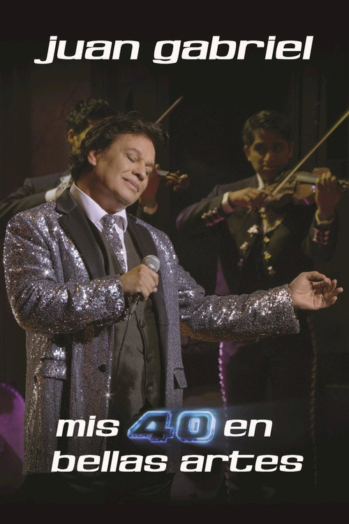 Poster of Juan Gabriel: Mis 40 en Bellas artes