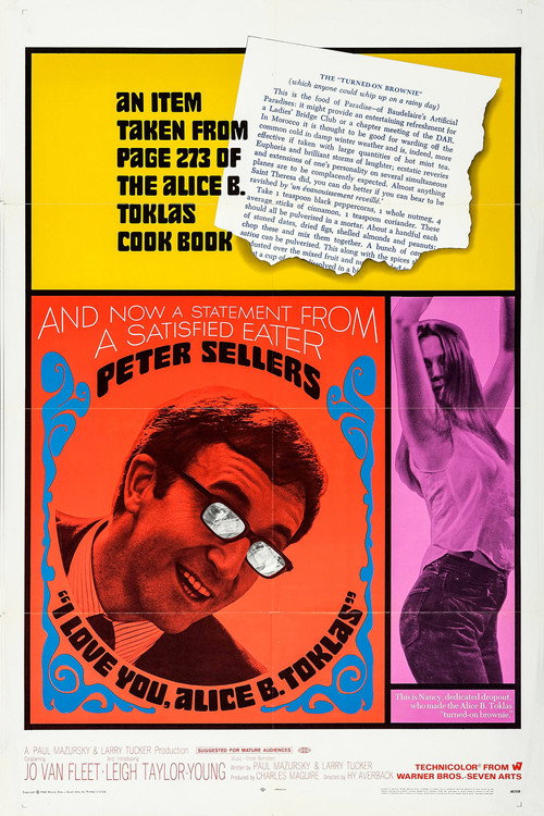 Póster de I Love You, Alice B. Toklas!