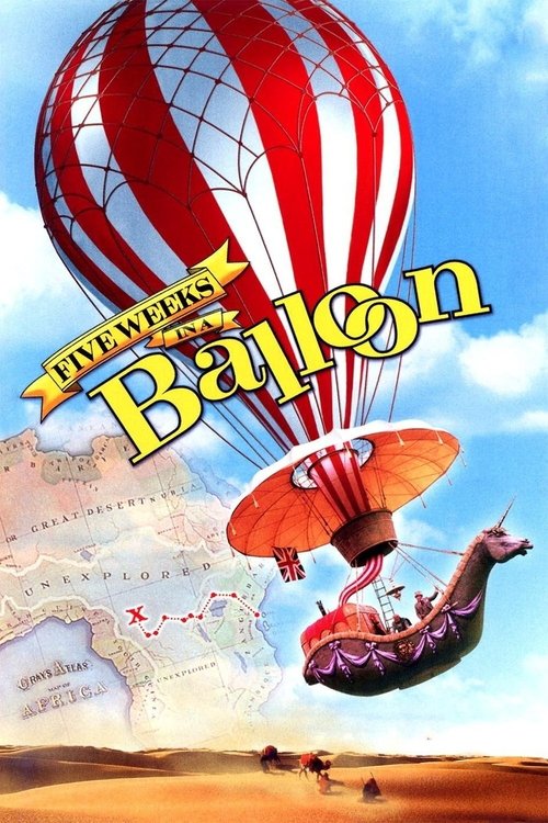 Póster de Five Weeks in a Balloon