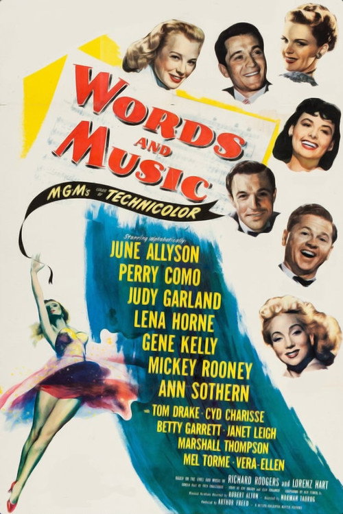 Póster de Words and Music