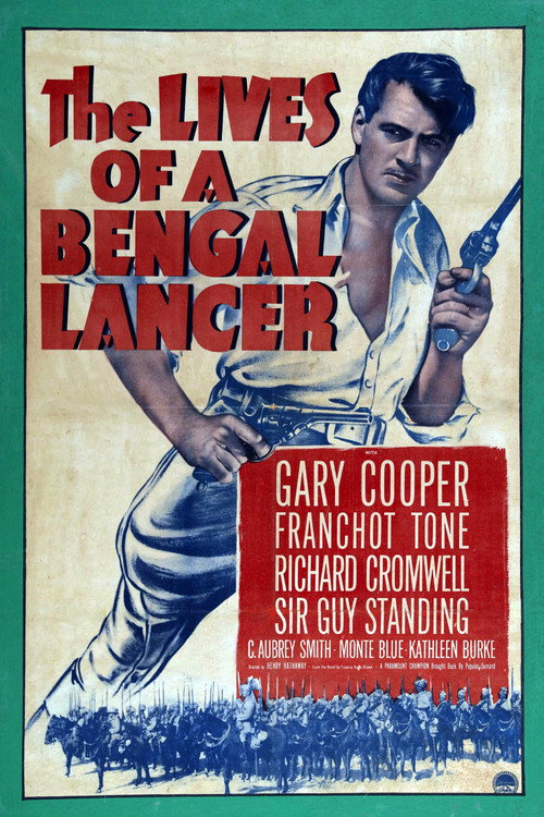 Póster de The Lives of a Bengal Lancer