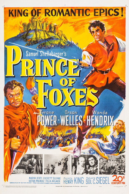 Póster de Prince of Foxes