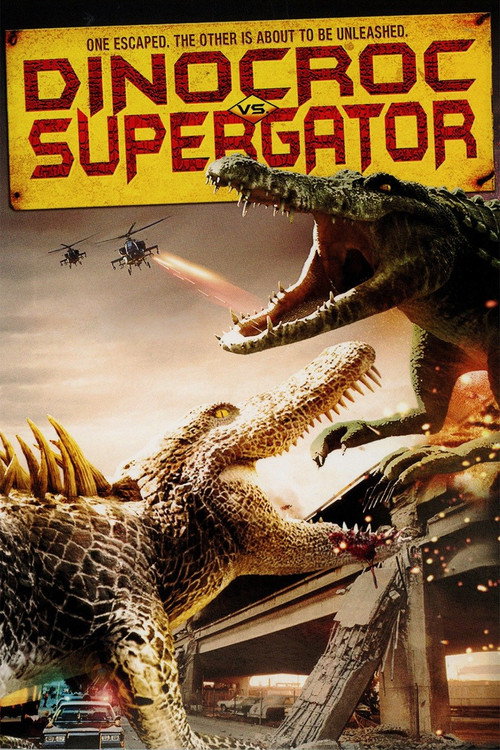 Póster de Dinocroc vs. Supergator