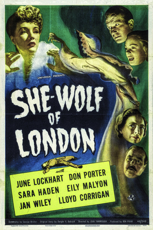 Póster de She-Wolf of London