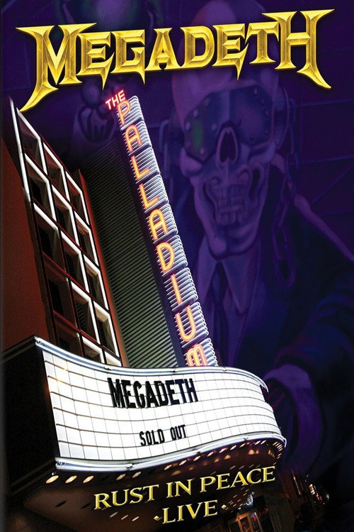 Póster de Megadeth - Rust in Peace Live