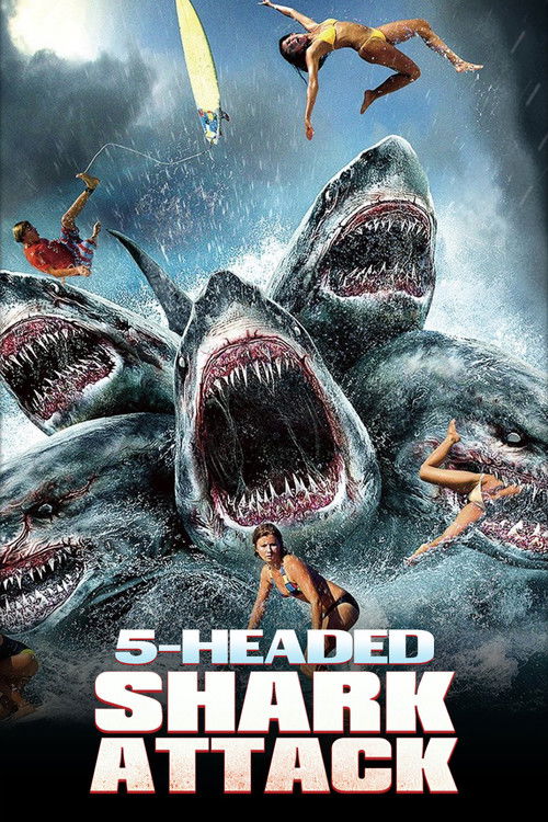 Póster de 5-Headed Shark Attack