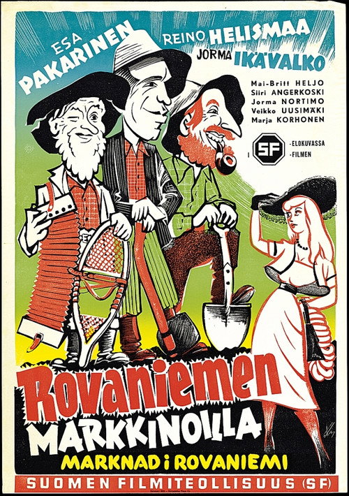 Póster de Rovaniemen markkinoilla