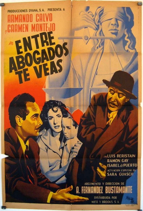 Póster de Entre abogados te veas