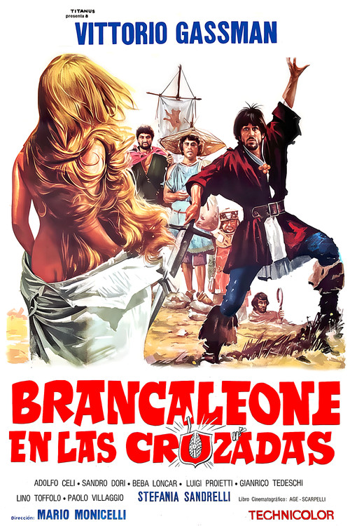 Póster de Brancaleone at the Crusades