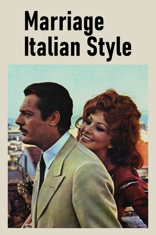 Póster de Marriage Italian Style