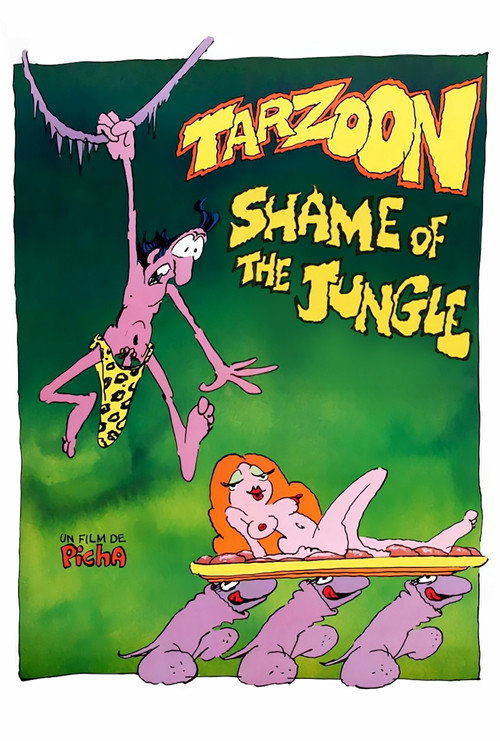 Póster de Tarzoon: Shame of the Jungle!