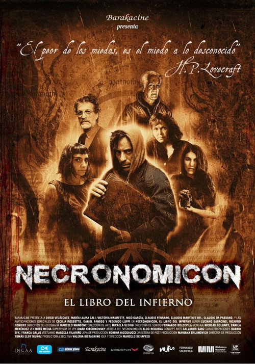 Póster de Necronomicón, el libro del infierno
