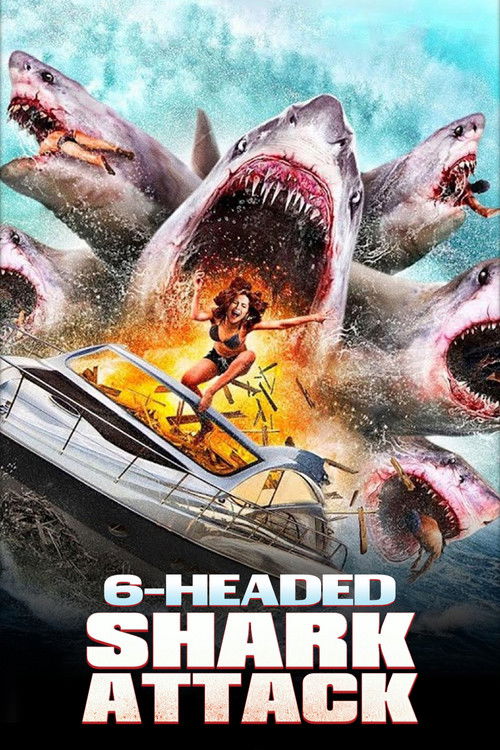 Póster de 6-Headed Shark Attack
