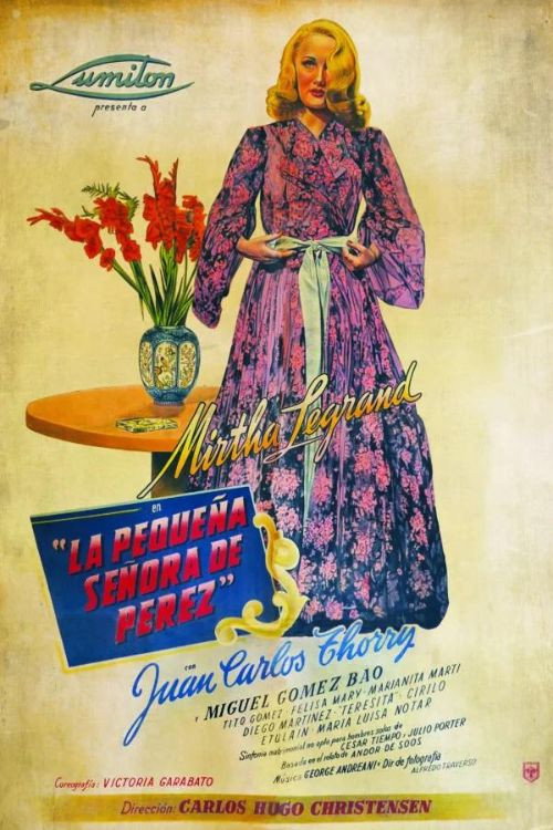 Póster de La pequeña señora de Pérez