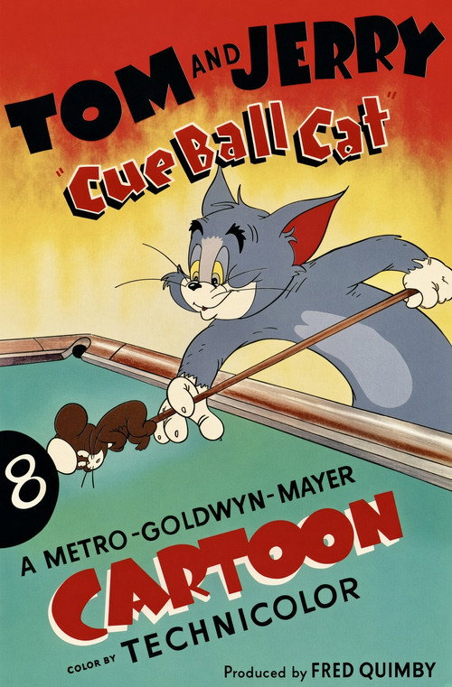 Póster de Cue Ball Cat