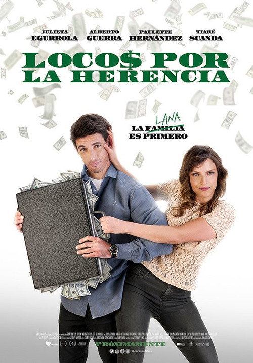 Póster de Locos por la herencia