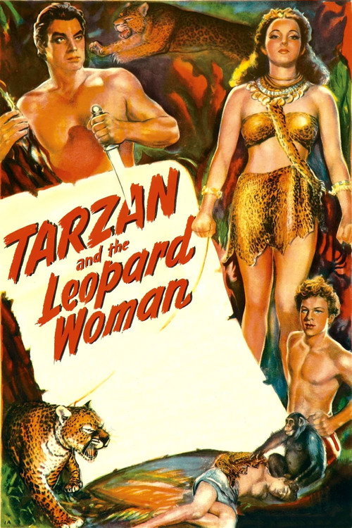 Póster de Tarzan and the Leopard Woman
