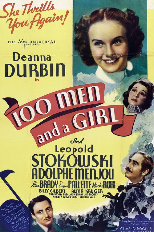 Póster de One Hundred Men and a Girl