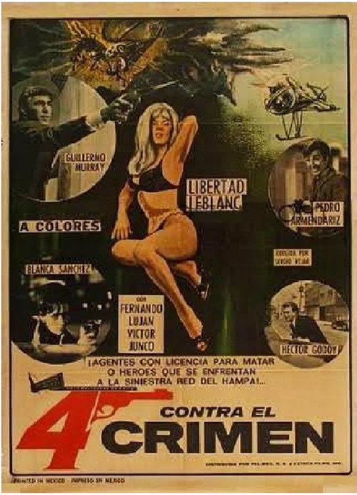 Póster de 4 Contra el Crimen