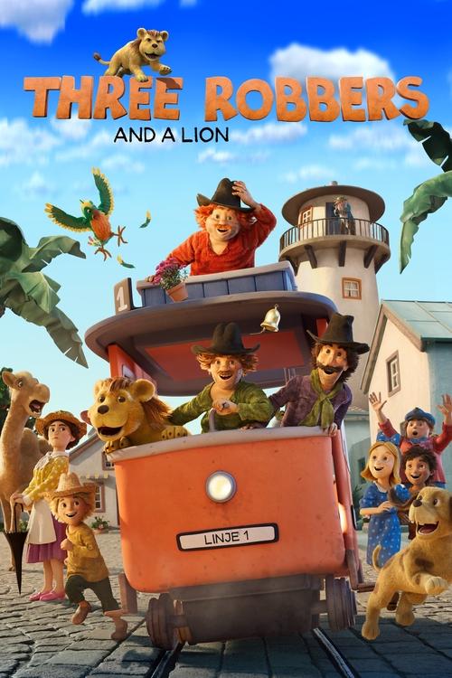 Póster de Three Robbers and a Lion
