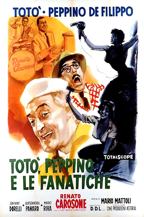 Póster de Totò, Peppino e le fanatiche