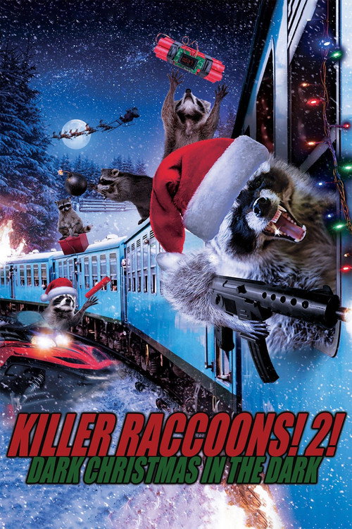 Póster de Killer Raccoons 2: Dark Christmas in the Dark