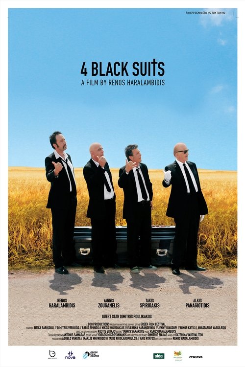 Póster de 4 Black Suits