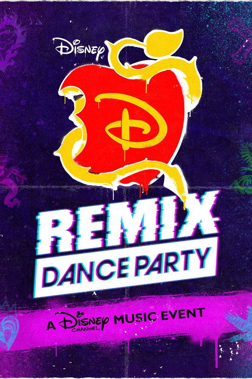 Póster de Descendants Remix Dance Party