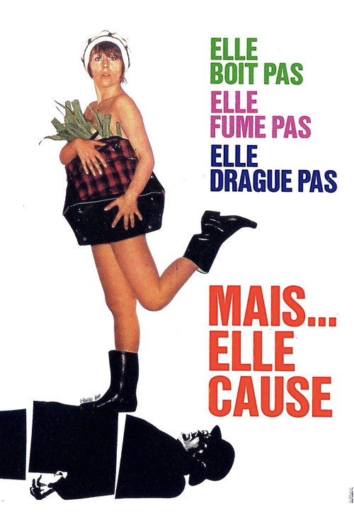 Póster de She Does Not Drink, Smoke or Flirt But... She Talks