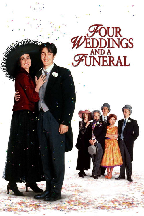Póster de Four Weddings and a Funeral