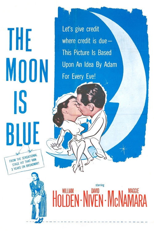 Póster de The Moon Is Blue
