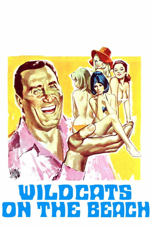 Póster de Wild Cats on the Beach