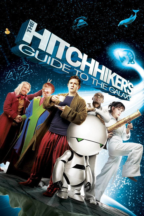 Póster de The Hitchhiker's Guide to the Galaxy