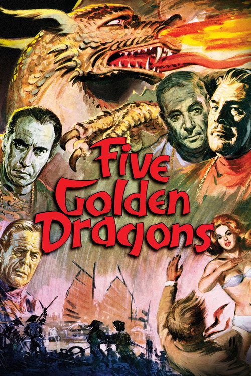 Póster de Five Golden Dragons