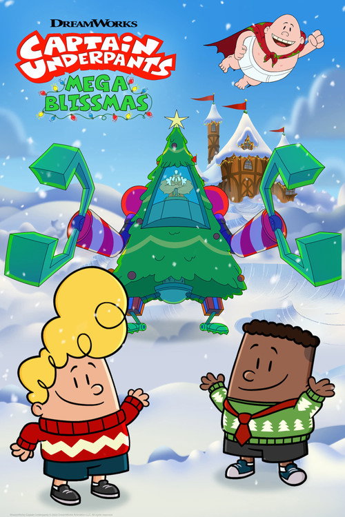 Póster de Captain Underpants Mega Blissmas