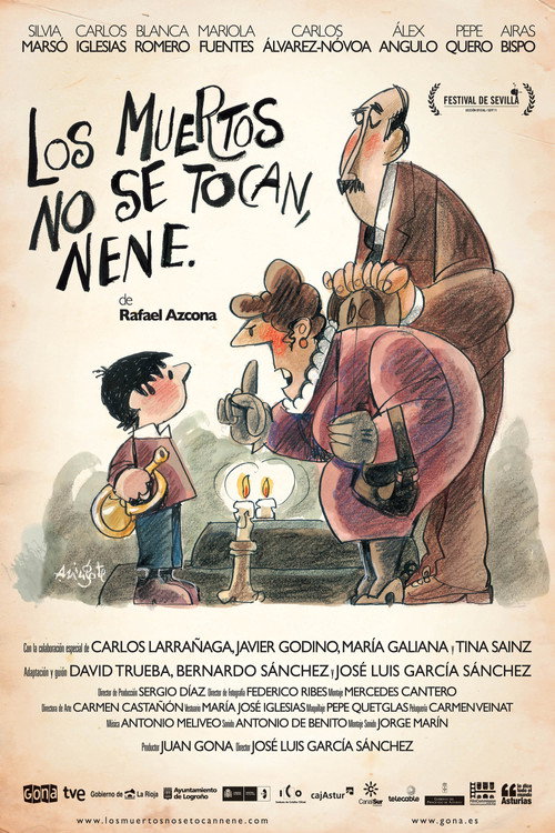Póster de Los muertos no se tocan, nene