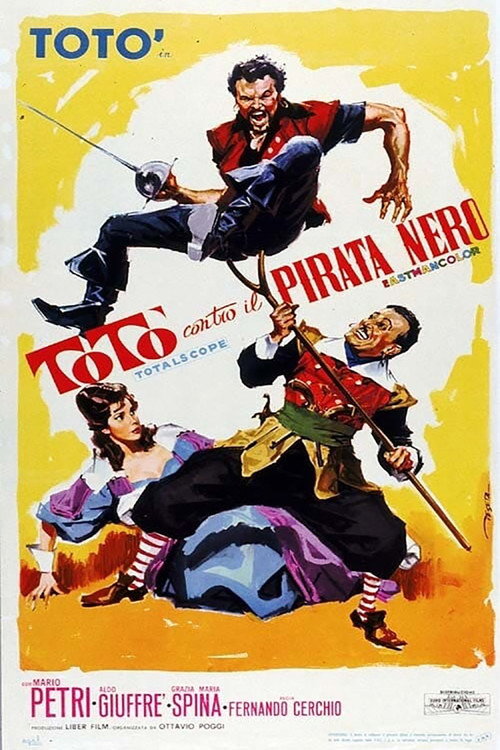 Póster de Totò versus the Black Pirate