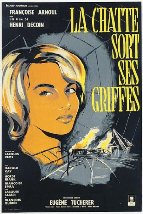 Poster von Die Katze zeigt die Krallen