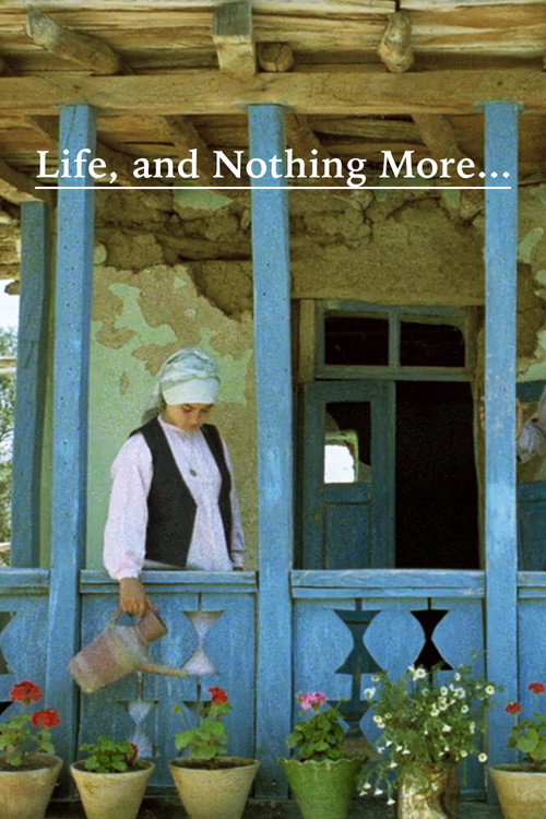 Póster de And Life Goes On