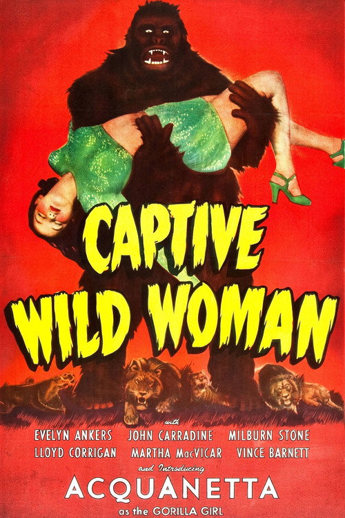 Póster de Captive Wild Woman