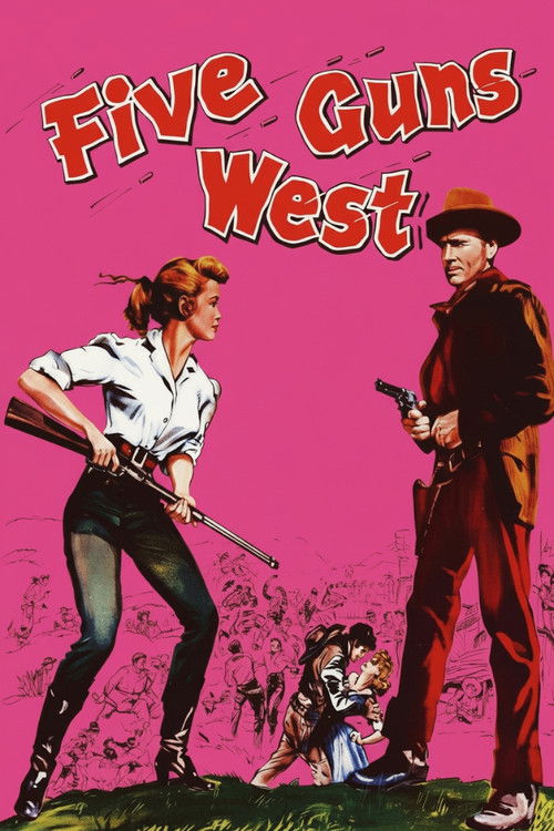 Póster de Five Guns West