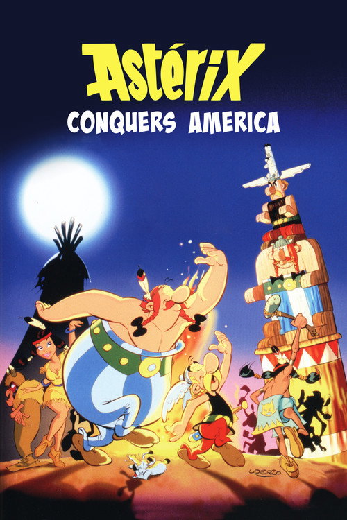 Póster de Asterix Conquers America