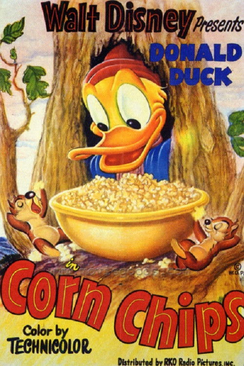 Poster von Chip und Chap im Popcorn-Fieber